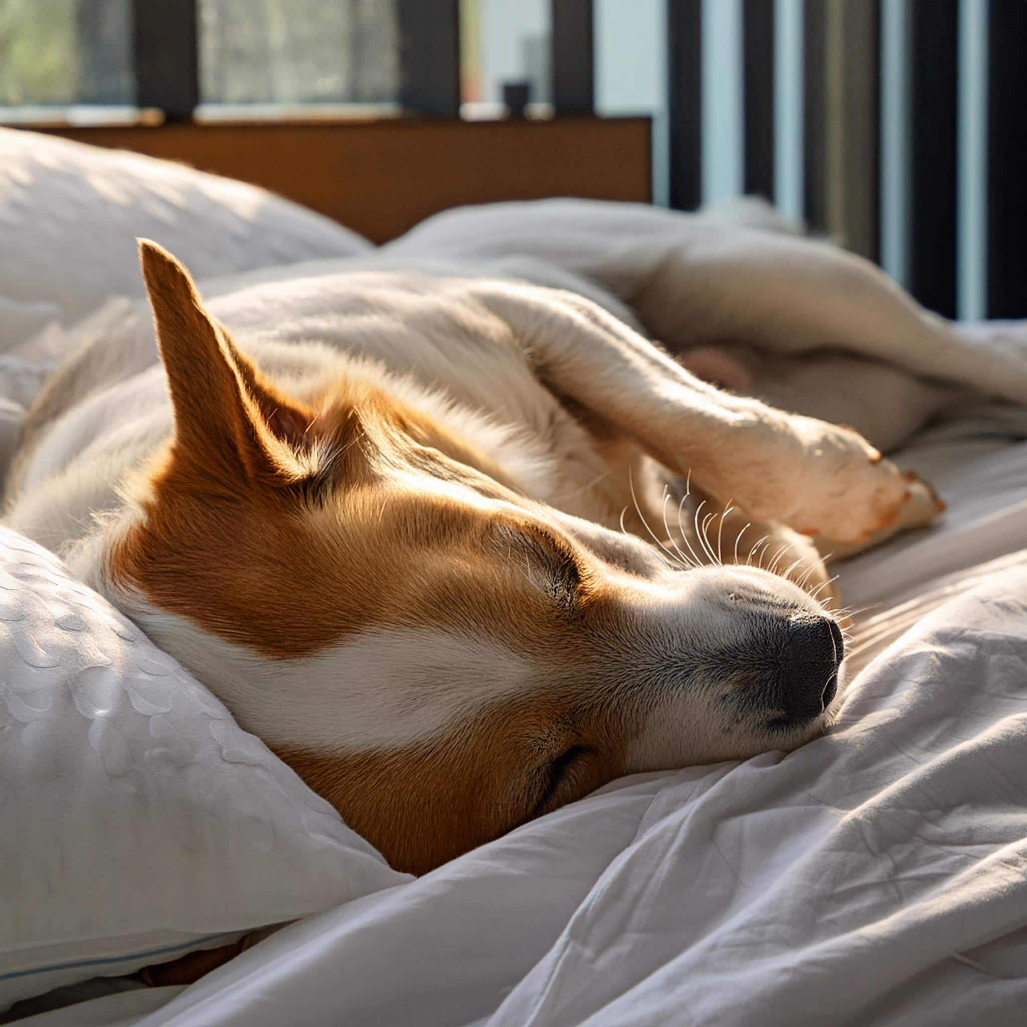 cbd use is associated with deeper sleep in dogs.